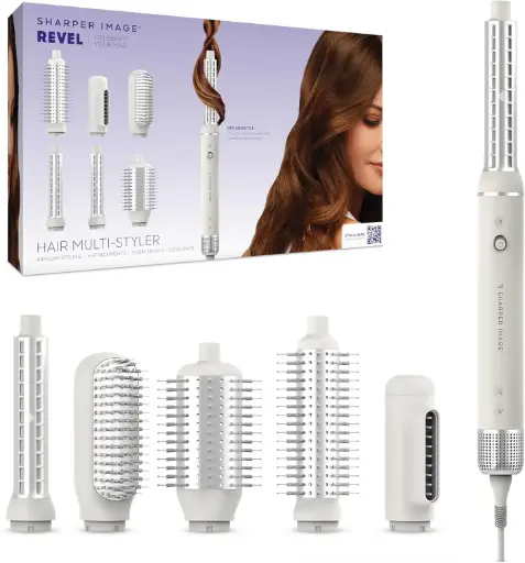 [Sharper Image Airflow Styler 1 1/4 Inch Hot Air Brush - NO COLOR ONE SIZE] Cepillo De Aire Caliente Sharper Image Airflow Styler De 1 1/4 Pulgadas - Sin Color | 843479184037 843479184037