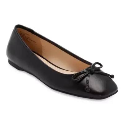 [Liz Claiborne Womens Fresno Ballet Flats - BLACK 10 MEDIUM] Liz Claiborne - Bailarinas Fresno Para Mujer - Negro 10 Mediano | 198272118896 TRG188377044