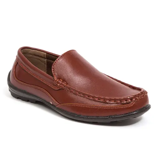 [Deer Stags Little & Big Boys Booster Loafers - DARK LUGGAGE 11 MEDIUM] Mocasines Deer Stags Para Niños Pequeños Y Grandes - Dark Luggage 11 Medium | 703022083913 TRG187863273