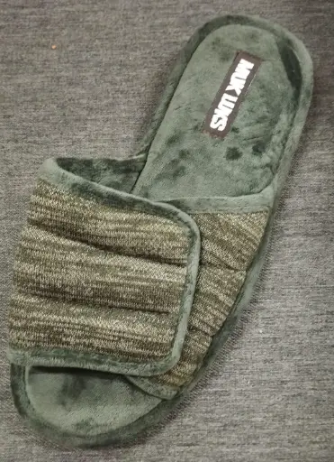 [Muk Luks Mens Slip-On Slippers - Green Gable Medium] Pantuflas Muk Luks Para Hombre - Green Gable Medium | 33977543812 TRG188381402