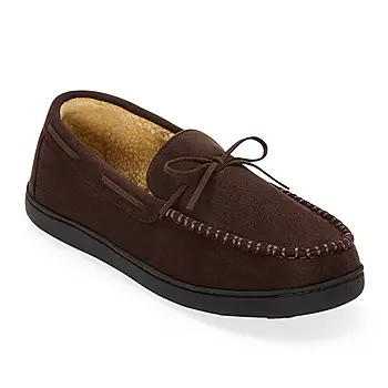 [St. John`S Bay St. John's Bay Mens Moccasin Slippers - TAN MEDIUM] Pantuflas Tipo Mocasín Para Hombre St. John'S Bay - Tan Medium | R1N0000003Htu9 TRG187797229