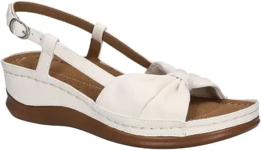 [Easy Street Womens Jupiter Strap Sandals - WHITE 9 1/2 MEDIUM] Sandalias De Tiras Jupiter Para Mujer De Easy Street - Blanco 9 1/2 Mediano | 196371563562 TRG187603315