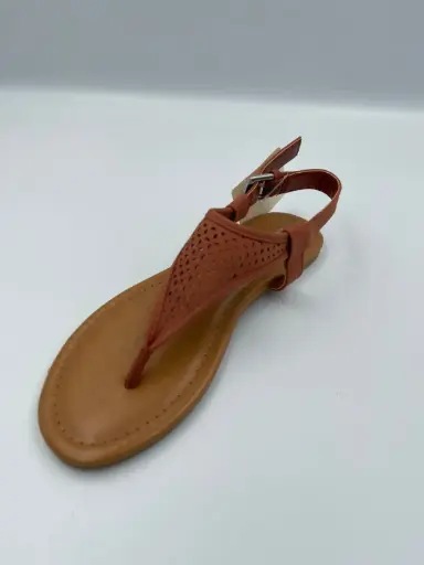[A.N.A Womens Sabrina T-Strap Flat Sandals - TERRACOTTA 5 MEDIUM] Sandalias Planas Con Tira En T Sabrina Para Mujer De A.N.A. - Terracota 5 Mediano | R1N0000004H3Q6 TRG187601106