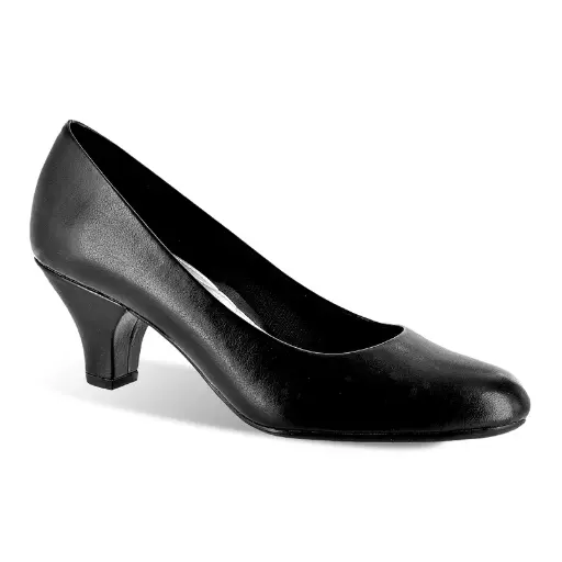 [Easy Street Womens Fabulous Cone Heel Pumps - BLACK 9 1/2 MEDIUM] Zapatos De Tacón Cónico Easy Street Fabulous Para Mujer - Negro 9 1/2 Mediano | TRG185052259