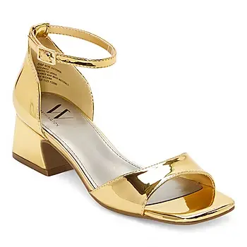 [Worthington Womens Victoria Block Heel Pumps - GOLD 11 MEDIUM] Zapatos De Tacón Cuadrado Victoria Para Mujer De Worthington - Dorado 11 Mediano | TRG191580784