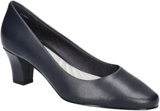[Easy Street Womens Ballari Stiletto Heel Pumps - NAVY 7 MEDIUM] Zapatos De Tacón De Aguja Ballari Para Mujer De Easy Street - Azul Marino 7 Mediano | TRG185043267