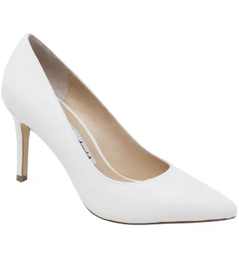 [Charles By Charles David Womens Pact Smooth Pointed Toe Stiletto Heel Pumps - WHITE 11 MEDIUM] Zapatos De Tacón De Aguja Con Punta Lisa Y Puntiaguda Pact De Charles By Charles David Para Mujer - Blanco 11 Mediano | 636535669315 TRG187797783