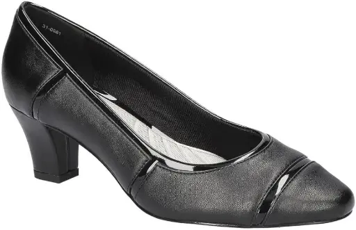 [Easy Street Womens Datia Stiletto Heel Pumps - BLACK 9 MEDIUM] Zapatos De Tacón De Aguja Datia Para Mujer De Easy Street - Negro 9 Mediano | 196371452422 TRG187862897