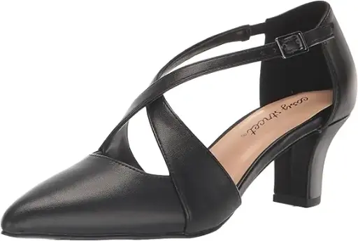 [Easy Street Womens Venue Stiletto Heel Pumps - BLACK LAMY 11 MEDIUM] Zapatos De Tacón De Aguja Venue Para Mujer De Easy Street - Negro Lamy 11 Mediano | 193073809912 TRG187797365
