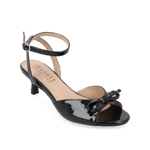 [Journee Collection Womens Jennifer Kitten Heel Pumps - Black 11 Medium] Zapatos De Tacón Jennifer Para Mujer De La Colección Journee - Negro, Talla 11 Mediana | TRG191657184