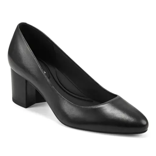 [Easy Spirit COSMA Women's Pump, Black 001, 11 Wide] Zapatos De Tacón Para Mujer Easy Spirit Cosma, Negro 001, 11 De Ancho | TRG191574754