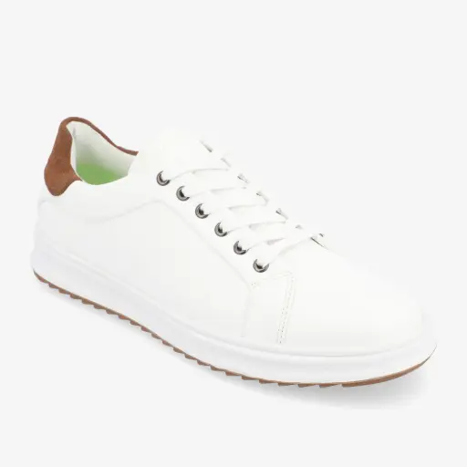 [Vance Co Mens Robby Slip-On Shoe - White 12 Medium] Zapatos Sin Cordones Robby De Vance Co Para Hombre - Blanco, Talla 12 Mediana | TRG192763685