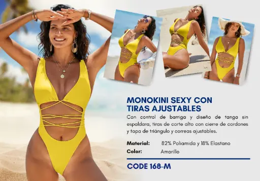 [Traje de Baño Para Mujer Medium Elite Swim M-168] Traje de Baño Para Mujer Medium Elite Swim M-168