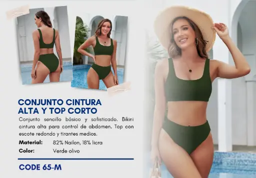 [Traje de Baño Para Mujer Medium Esencial Swim M-65] Traje de Baño Para Mujer Medium Esencial Swim M-65