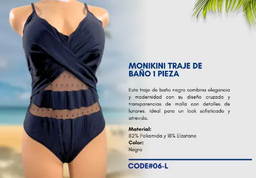 [Traje de Baño Para Mujer Large Elite Swim L-06] Traje de Baño Para Mujer Large Elite Swim L-06