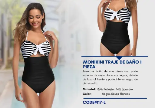 [Traje de Baño Para Mujer Large Elite Swim L-117] Traje de Baño Para Mujer Large Elite Swim L-117