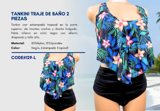 [Traje de Baño Para Mujer Large Elite Swim L-129] Traje de Baño Para Mujer Large Elite Swim L-129