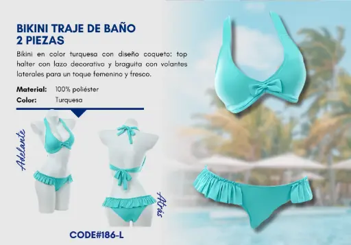 [Traje de Baño Para Mujer Large Elite Swim L-186] Traje de Baño Para Mujer Large Elite Swim L-186