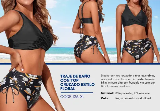 [Traje de Baño Para Mujer Extra Large Elite Swim XL-126] Traje de Baño Para Mujer Extra Large Elite Swim XL-126