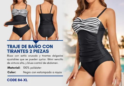 [Traje de Baño Para Mujer Extra Large Superior Swim XL-84] Traje de Baño Para Mujer Extra Large Superior Swim XL-84